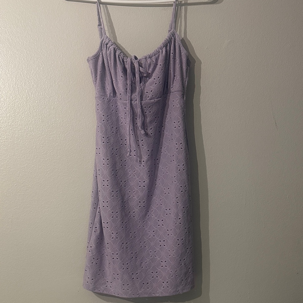 Purple Heart & Hips Green Eyelet Lined Slip
Dress Sz s